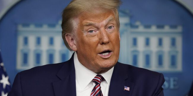 Donald Tramp, kazna