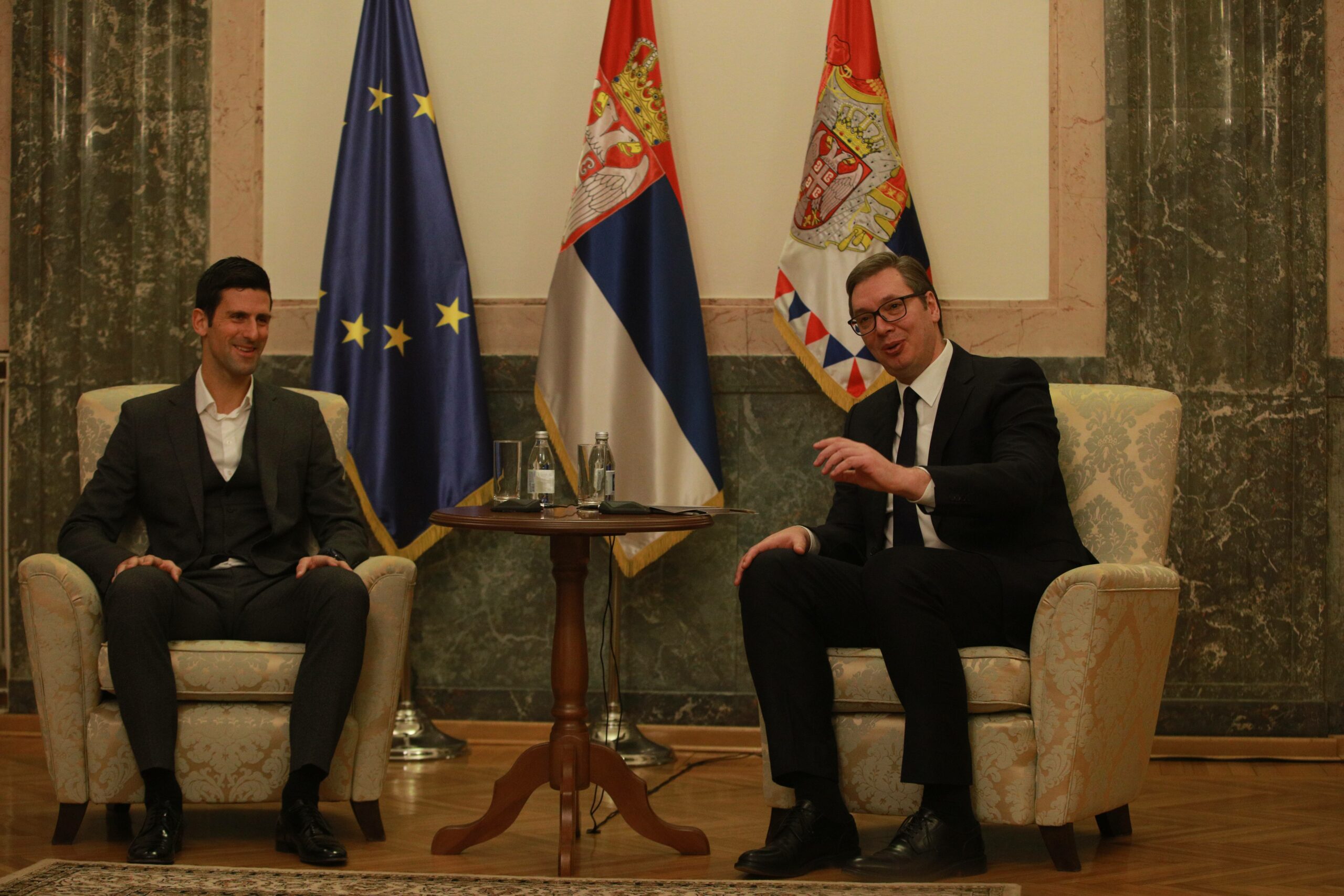 Razgovor prvog tenisera sveta sa Aleksandrom Vučićem Foto: Beta, Miloš Miškov 