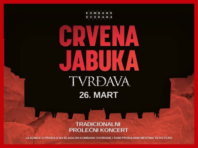 Koncertni poster Crvena Jabuka