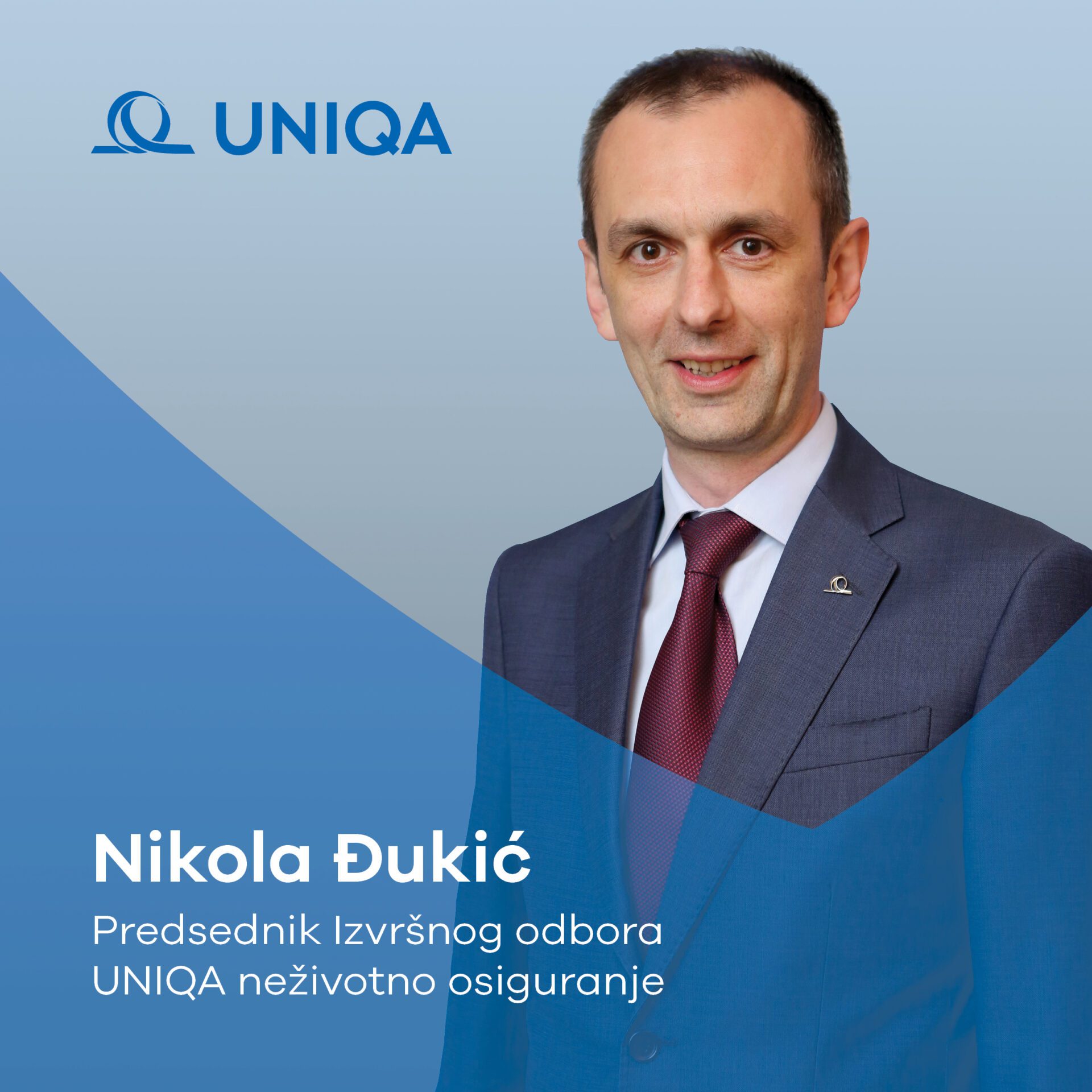 Nikola Đukić, Predsednik Izvršnog odbora UNIQA neživotnog osiguranja Srbija