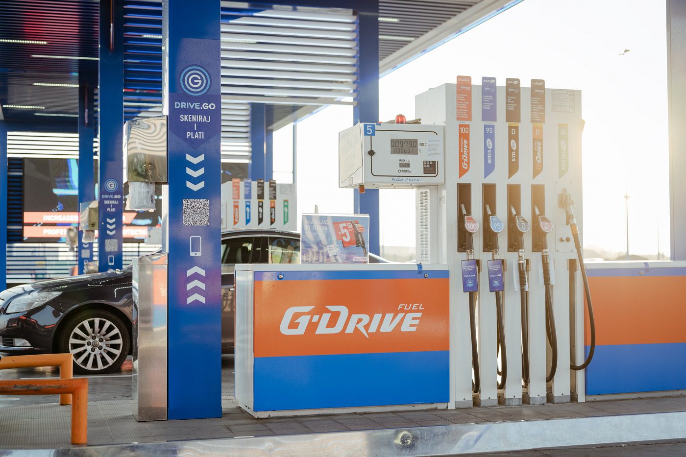 G-Drive gorivo dostupno na NIS Petrol i GAZPROM benzinskim stanicama