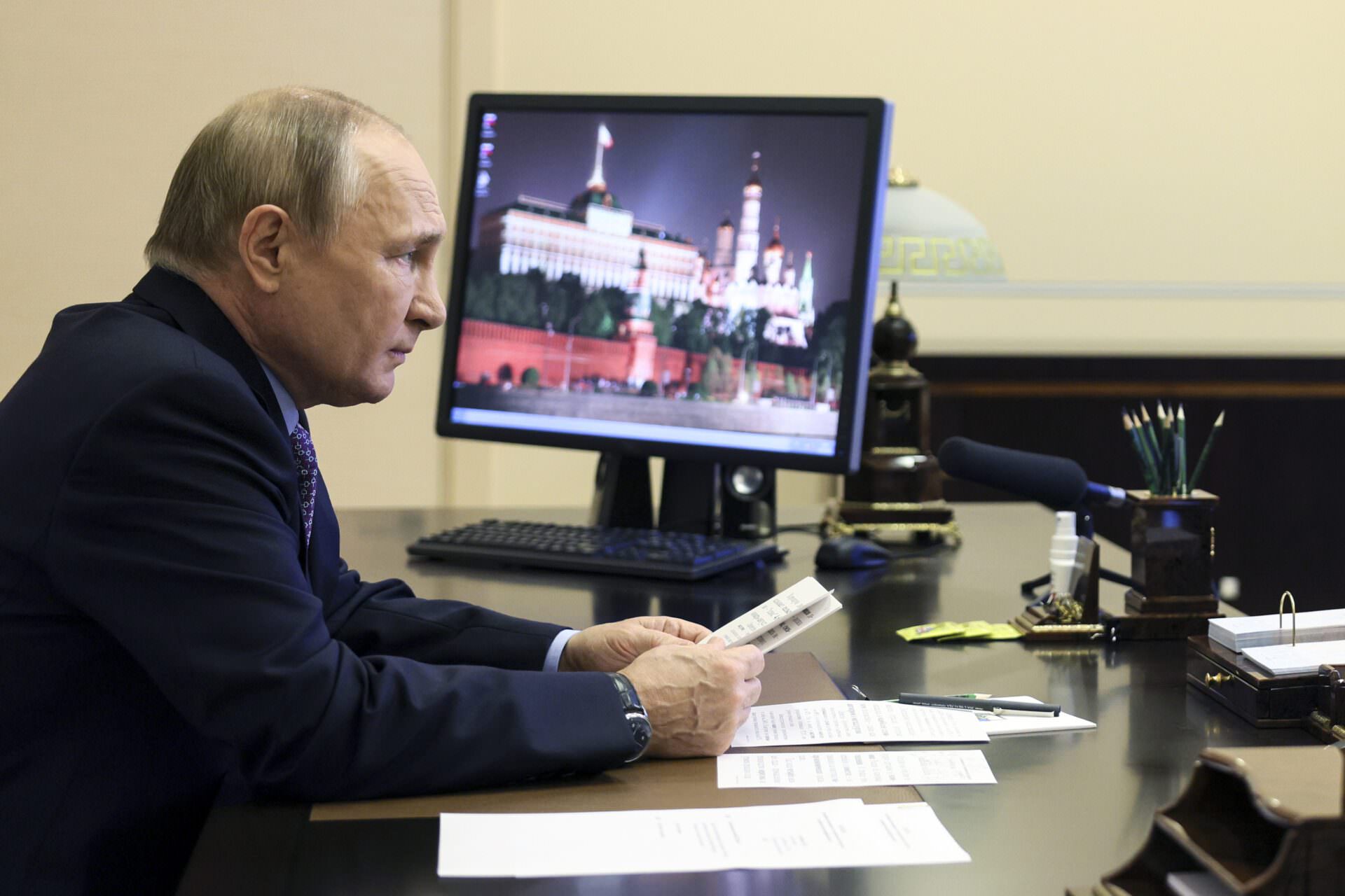 Russian President Vladimir Putin (Gavriil Grigorov, Sputnik, Kremlin Pool Photo via AP)
