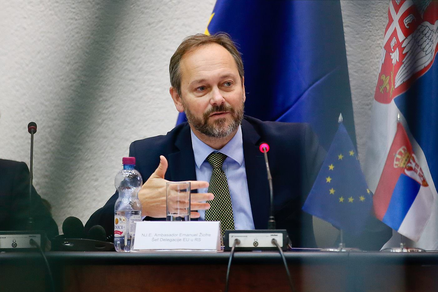 Ambasador EU u Srbiji Emanuele Žiofre,