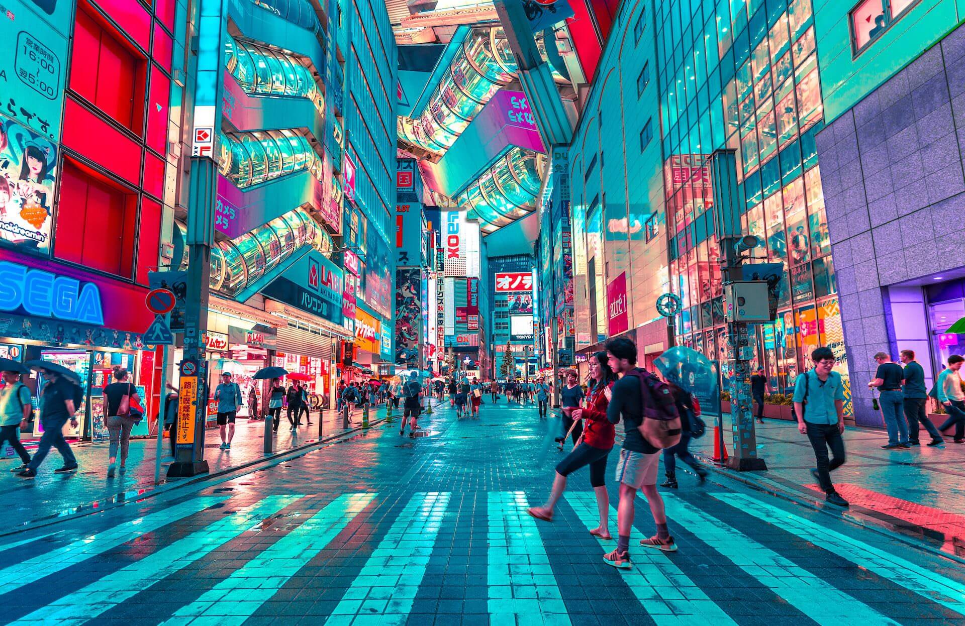 Tokio, Japan, Ulica (Unsplash)