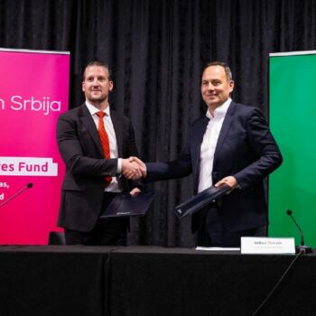 Potpisivanje ugovora, Microsoft i TS Ventures fond Telekoma Srbija