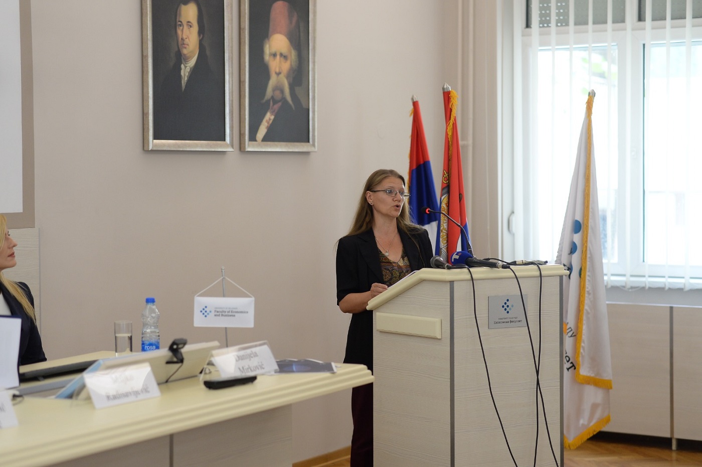 Dekan Ekonomskog fakulteta Žaklina Stojanović otvaraju Centar za forenzičko računovodstvo