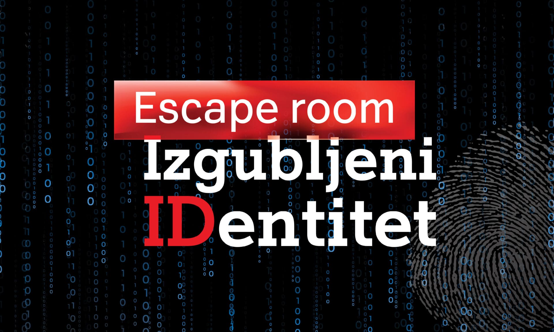 Escape room, izgubljeni identitet