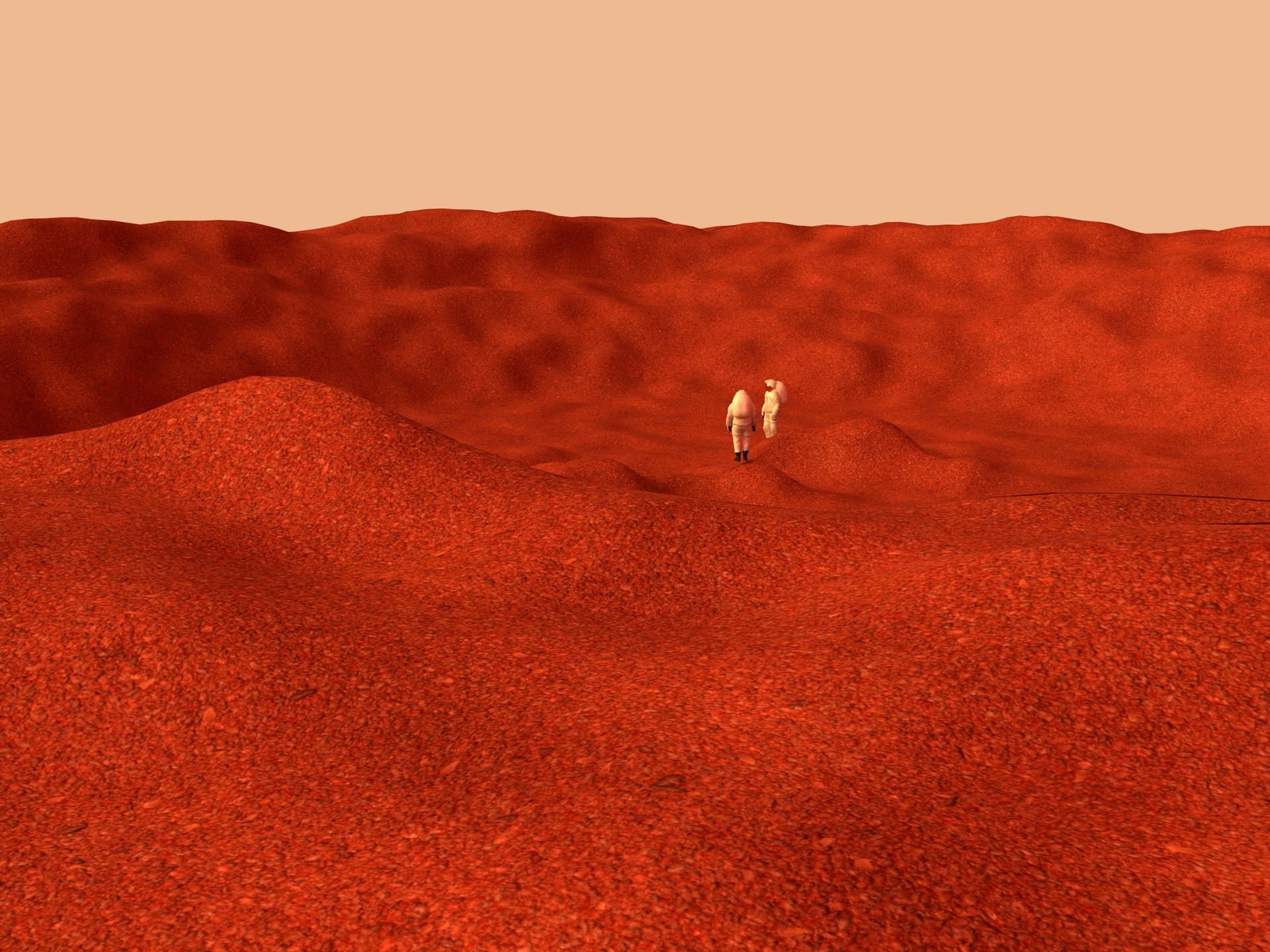 na Marsu, Mars