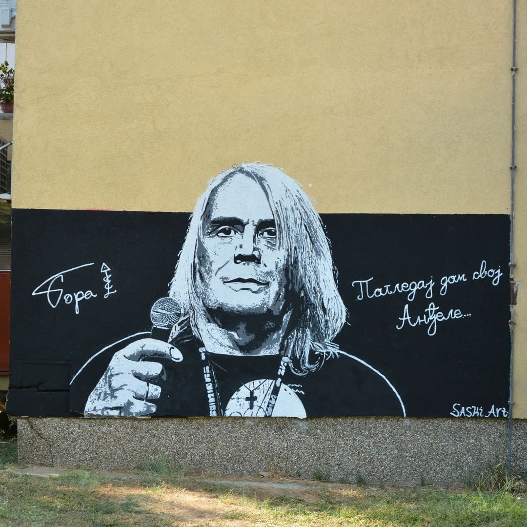 Bora Čorba mural