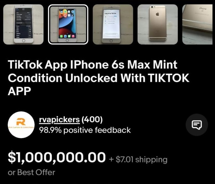 Iphone, tiktok