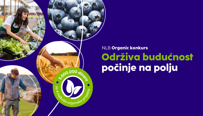 Ostalo je još samo nekoliko dana za prijavu na NLB Organic konkurs: Tri miliona dinara za najbolje projekte iz organske poljoprivrede