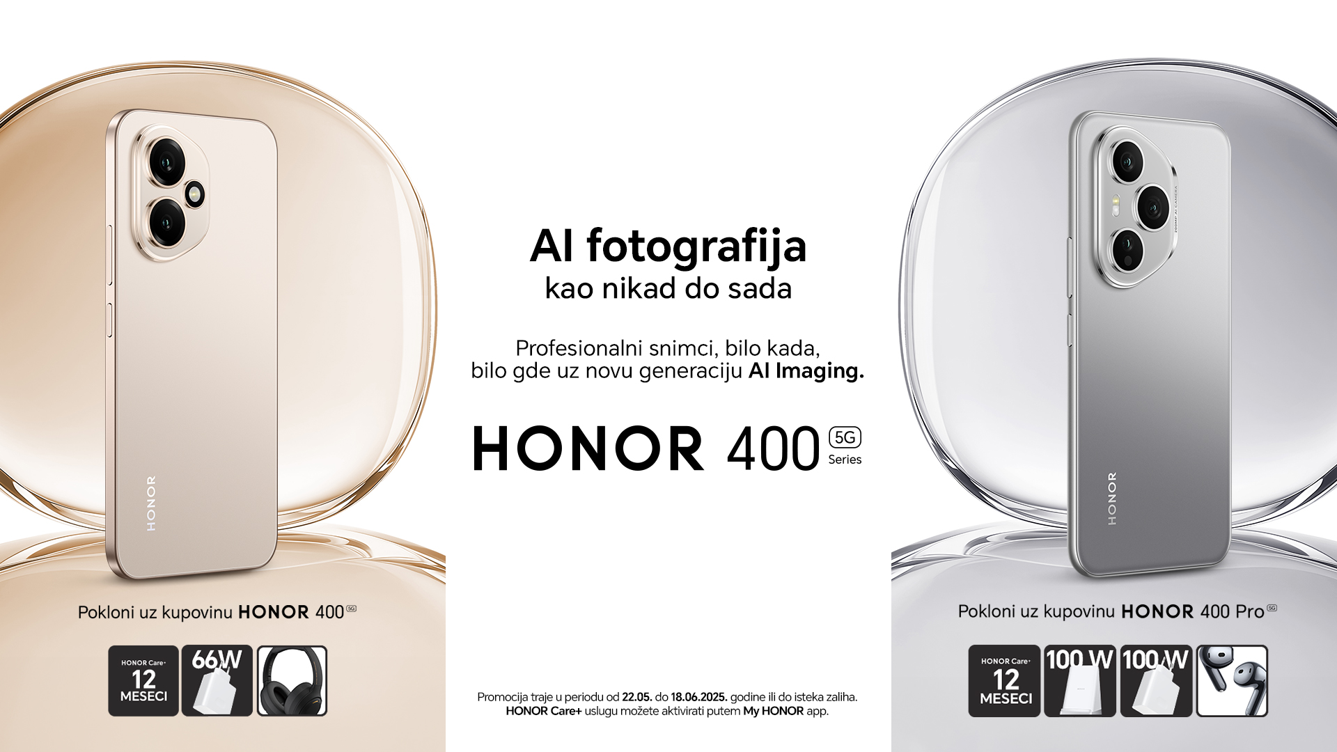 Honor 400 serija stigla u Srbiju: Revolucija mobilne fotografije uz moćnu AI kameru