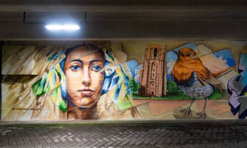 grafit, mural