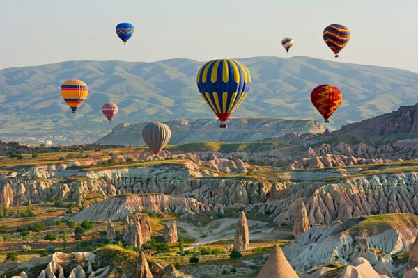 Kapadokija, turska, balon