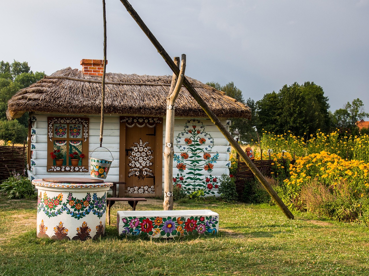 Zalipie, poljska, selo