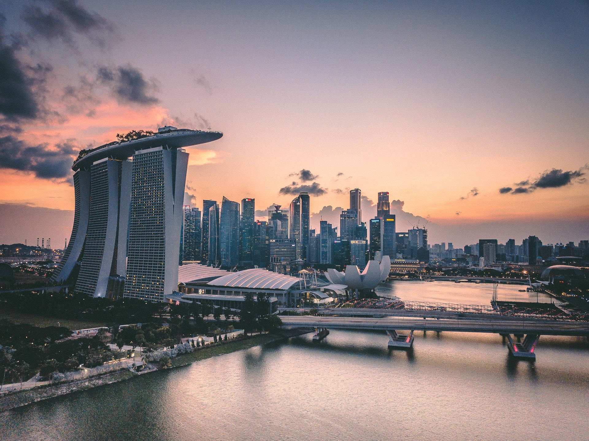 Singapur, grad, neboder, grad,