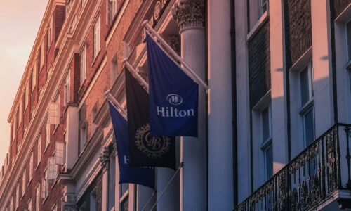 hilton, hotel, apartman, zgrada