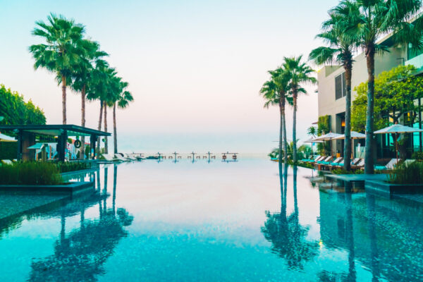 more, hotel, bazen, plivanje, luksuz