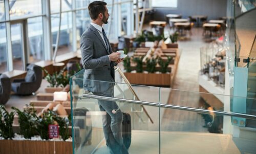 lounge bar, aerodrom, putovanja, avion