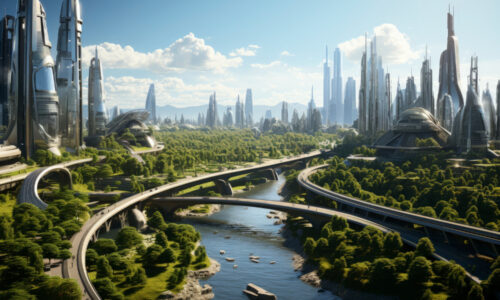 grad, futuristićki grad, toyota