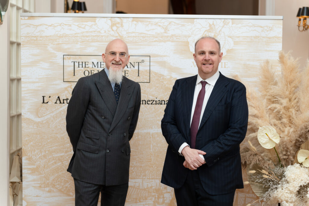 Luka Gori, ambasador Italije u Srbiji i Marco Vidal, vlasnik kompanije The Merchant of Venice