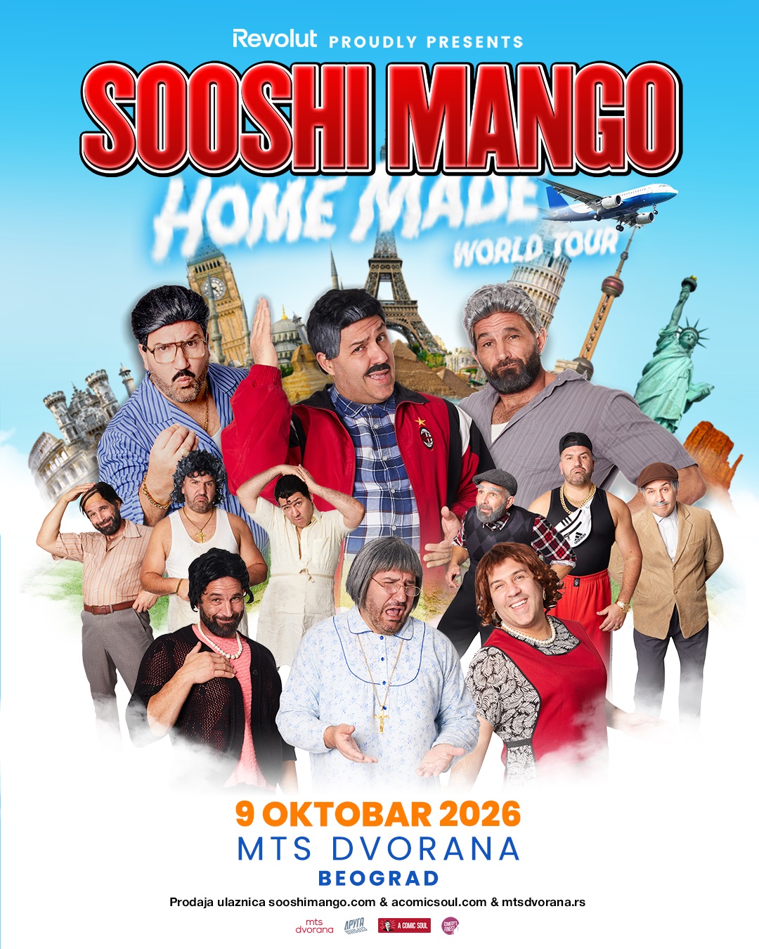 Viralni komičarski trio Sooshi Mango dolazi u Beograd