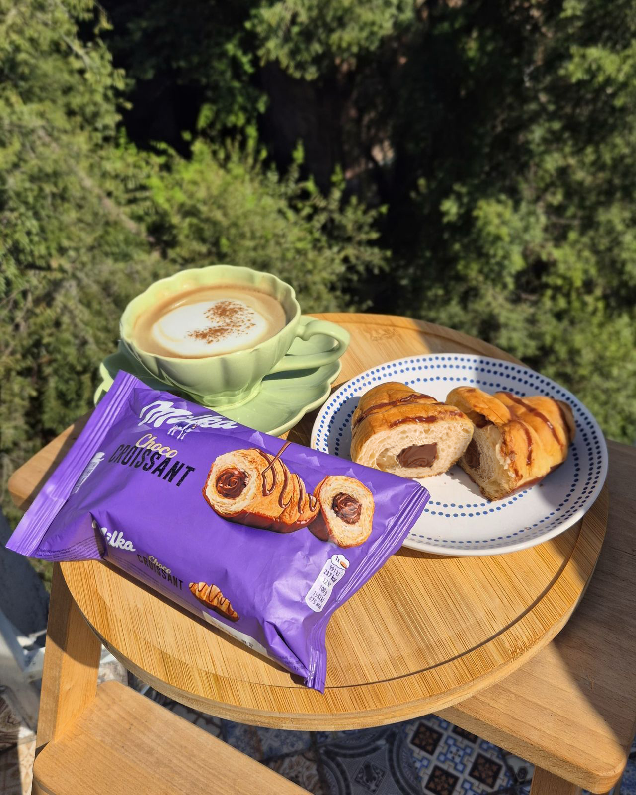 milka, čokolada, kroasan