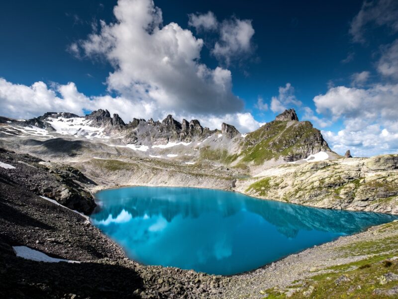 jezero Lunerse, Alpi, Austrija