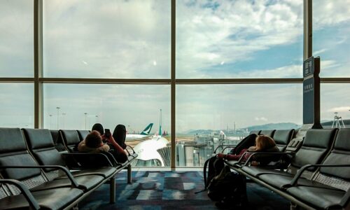 aerodrom, putnici, let