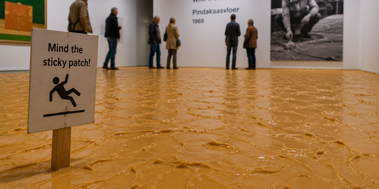Museum exhibit: Pindakaasvloer 196