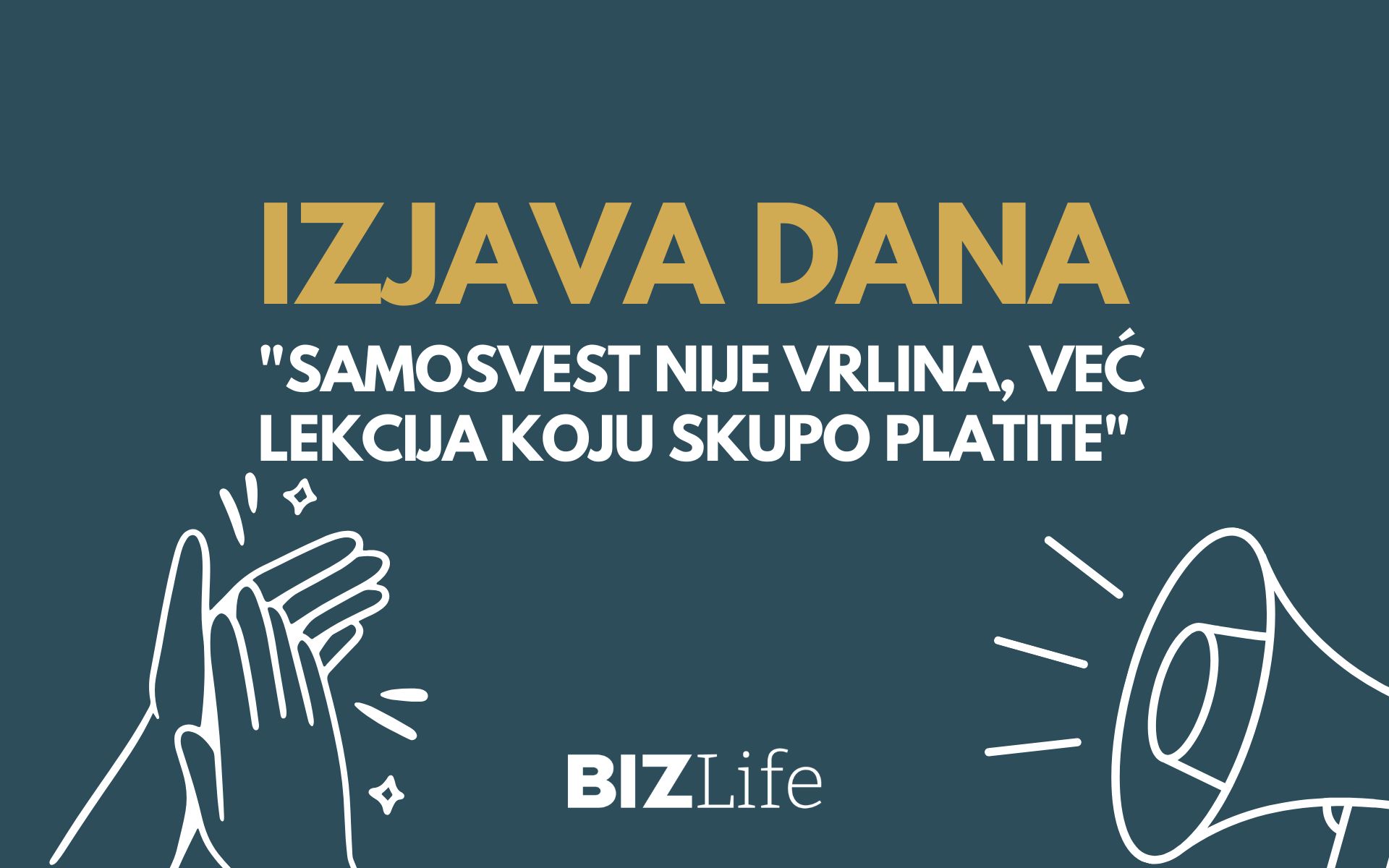 Izjava dana : Robert Dauni Džunior