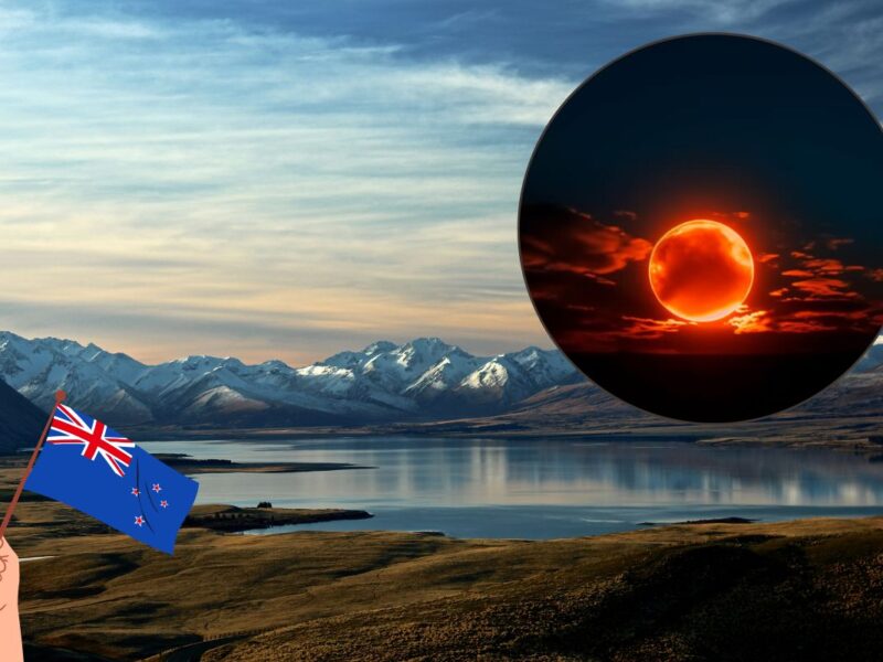 pomračenje sunca, novi zeland