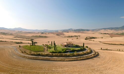 vila, Villa Pienza, toskana