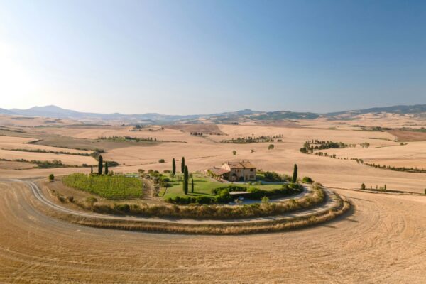 vila, Villa Pienza, toskana