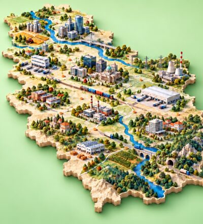Privredna mapa Srbije