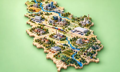 Privredna mapa Srbije