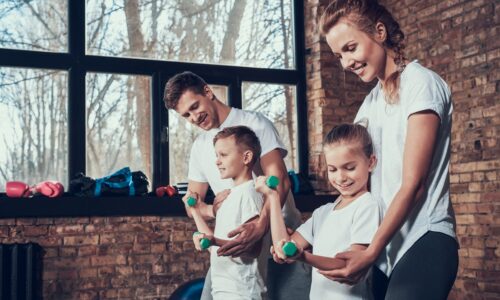 porodica, trening, vežbanje, wellbeing