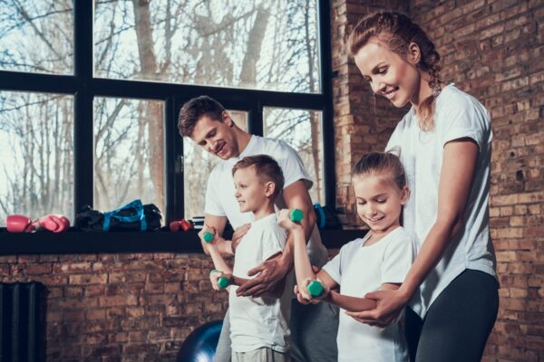 porodica, trening, vežbanje, wellbeing